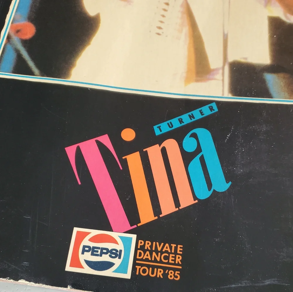 Tina Turner Private Dancer 1985 Concert Tour Program Book